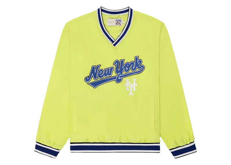 Aime Leon Dore x New York Mets Nylon V-Neck Pullover Green