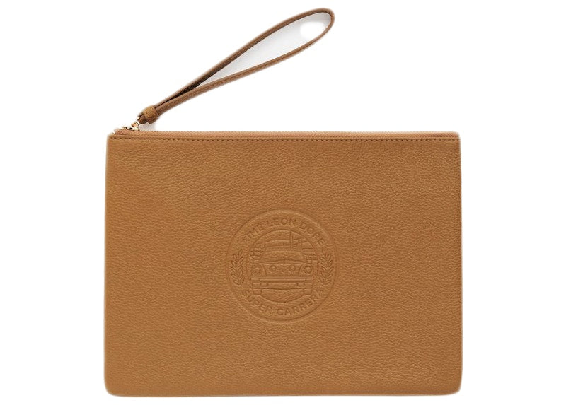Aime Leon Dore x Porsche 911SC Small Leather Pouch Brown