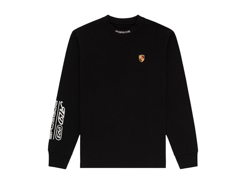 Aime Leon Dore x Porsche 993 Turbo Logo Long-Sleeve Tee Jet Black