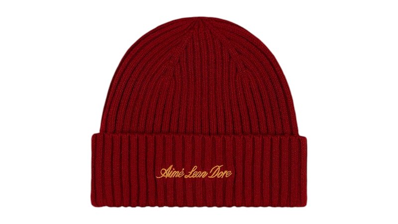 Aime Leon Dore x Porsche Cashmere Beanie Red