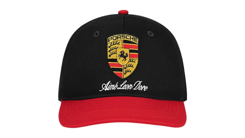 Aime Leon Dore x Porsche Colorblock Logo Hat Black