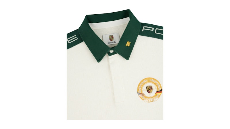 Aime Leon Dore x Porsche Crest Rugby Cream