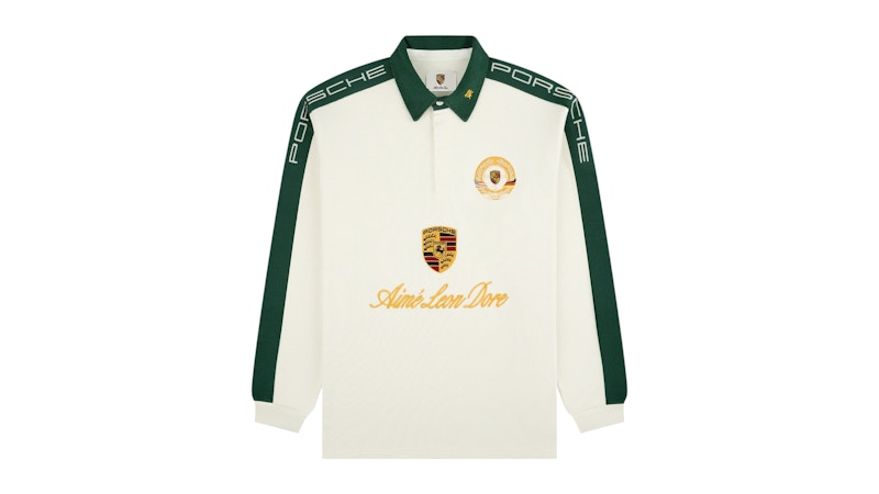 Aime Leon Dore x Porsche Crest Rugby Cream