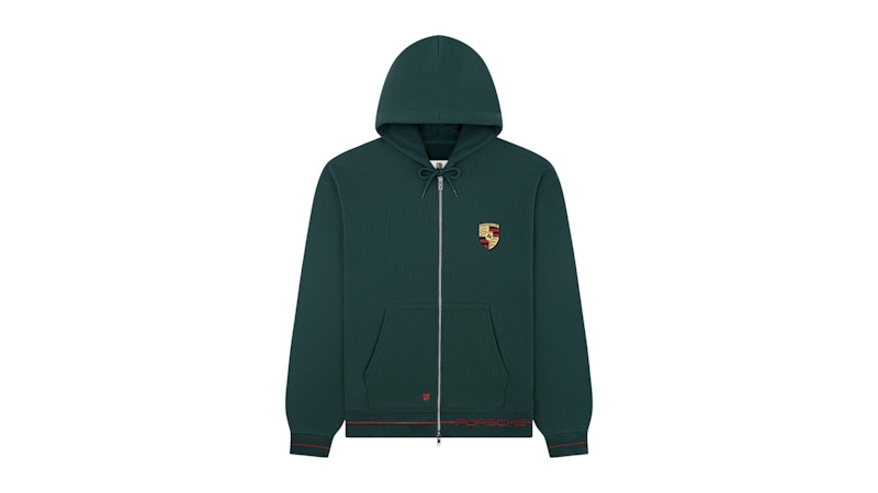 Aime Leon Dore x Porsche Full-Zip Hoodie Green