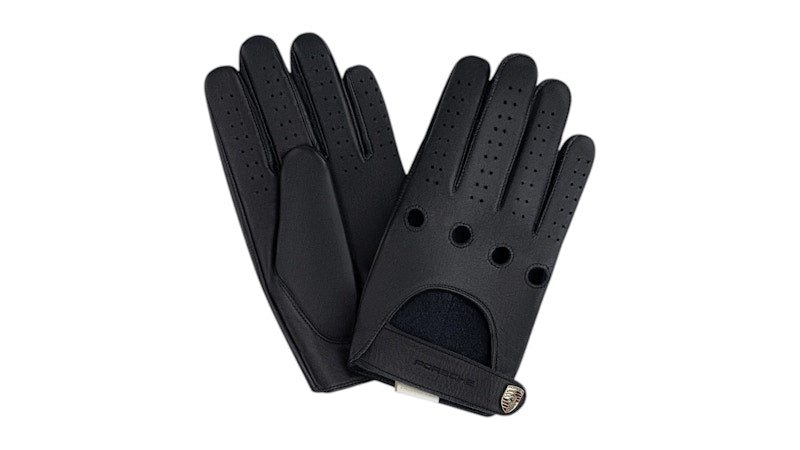 Aime Leon Dore x Porsche Leather Driving Gloves Black