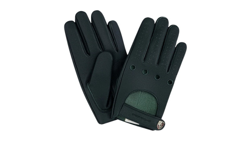 Aime Leon Dore x Porsche Leather Driving Gloves Green