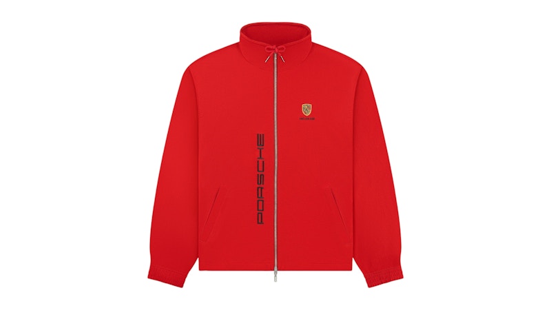Aime Leon Dore x Porsche Nylon Track Jacket Red