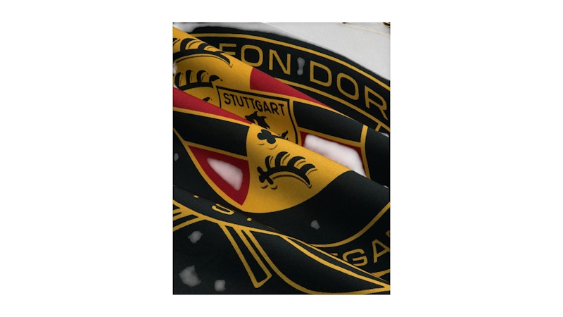Aime Leon Dore x Porsche Silk Bandana Black