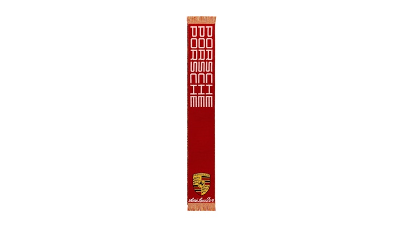 Aime Leon Dore x Porsche Wool Racing Scarf Red