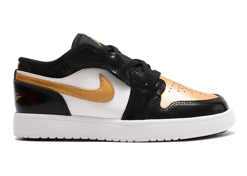 Jordan 1 Low ALT Black Metallic Gold White (PS)