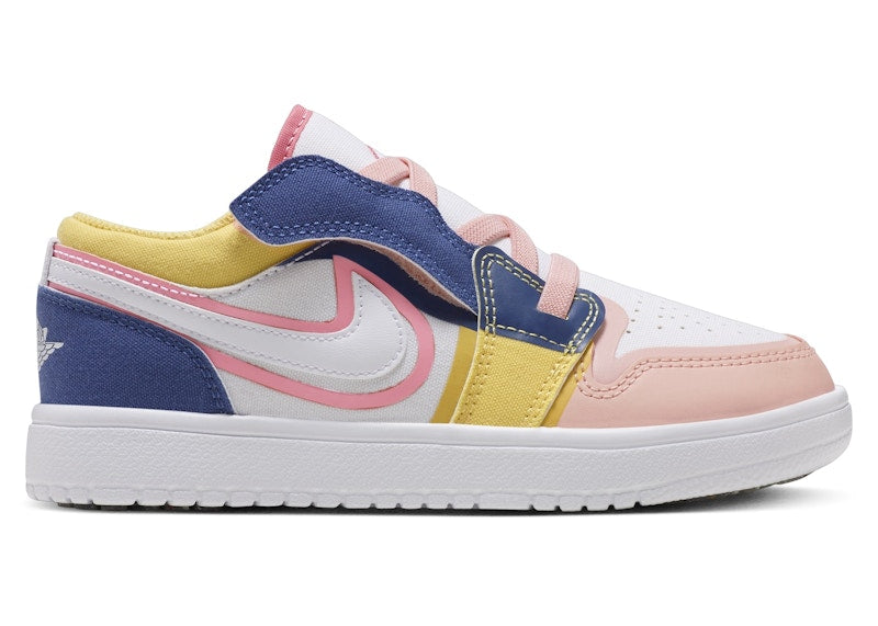 Jordan 1 Low ALT SE White French Blue Topaz Gold Coral Chalk (PS)