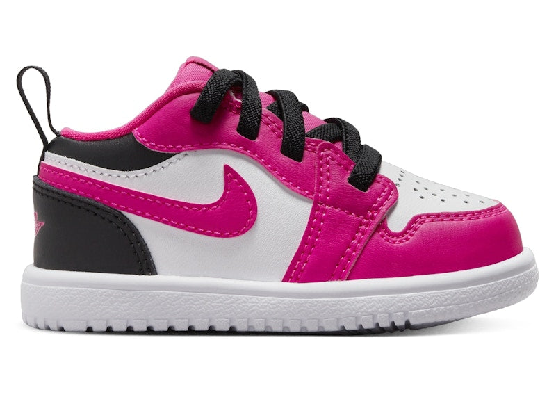 Jordan 1 Low ALT White Black Fierce Pink (TD)