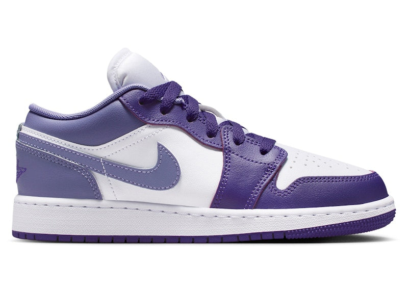 Jordan 1 Low Court Purple White Dusty Amethyst (GS)