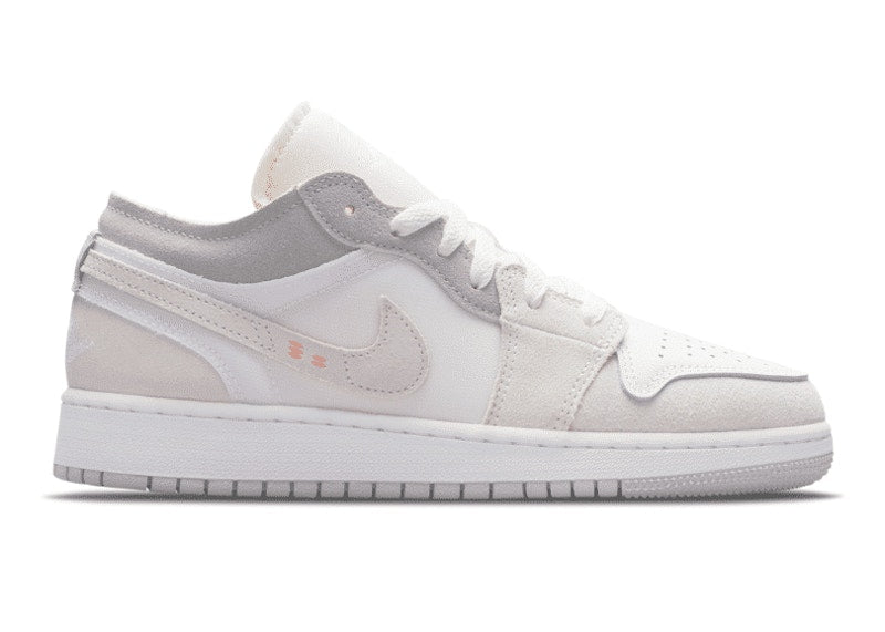 Jordan 1 Low Inside Out Cream White Light Grey (GS)