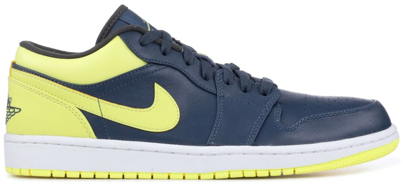 Jordan 1 Low Squadon Blue Electric Yellow