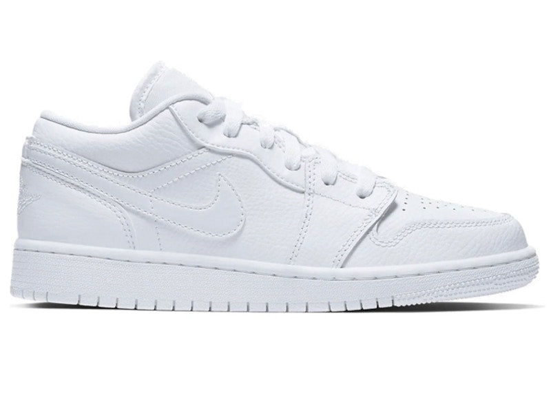 Jordan 1 Low Triple White Logo (GS)