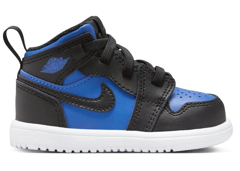 Jordan 1 Mid ALT Black White Royal Blue (TD)
