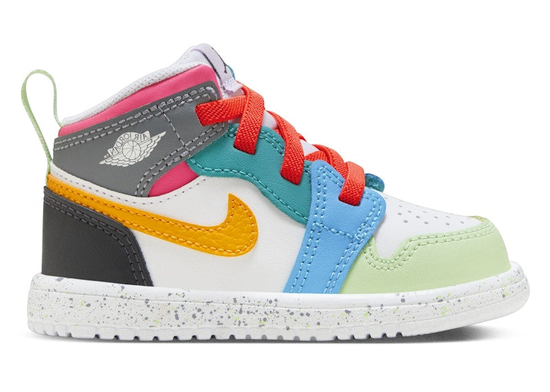 Jordan 1 Mid ALT SE White Dark Shadow Hyper Pink Taxi (TD)