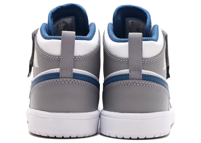 Jordan 1 Mid Alt Cement Grey True Blue (PS)
