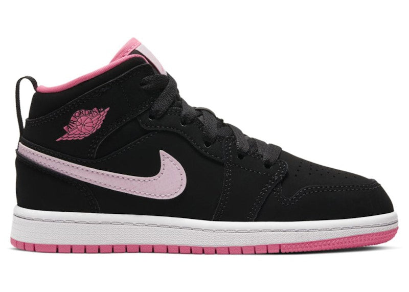 Jordan 1 Mid Black Digital Pink (PS)