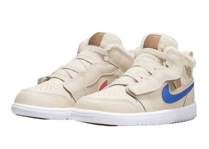 Jordan 1 Mid ALT Utility Fleece Pearl White (PS)