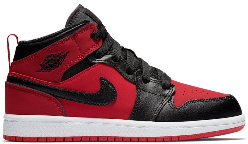 Jordan 1 Mid Gym Red Black (PS)