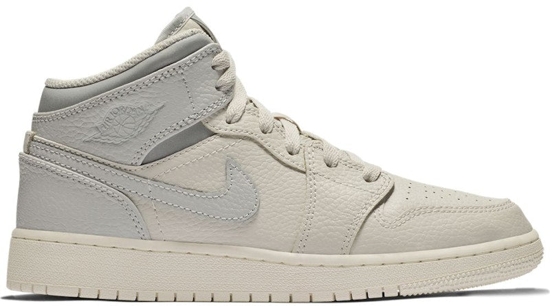 Jordan 1 Mid Light Bone Wolf Grey (GS)