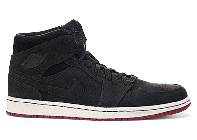 Jordan 1 Mid Nouveau Black Red