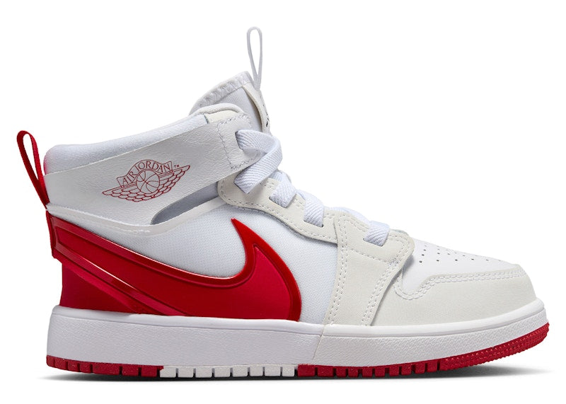 Jordan 1 Mid RM EasyOn White Black University Red (PS)