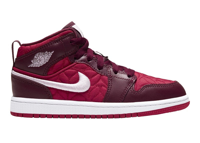 Jordan 1 Mid Red Quilt (PS)