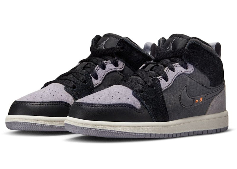 Jordan 1 Mid SE Craft Inside Out Black (PS)