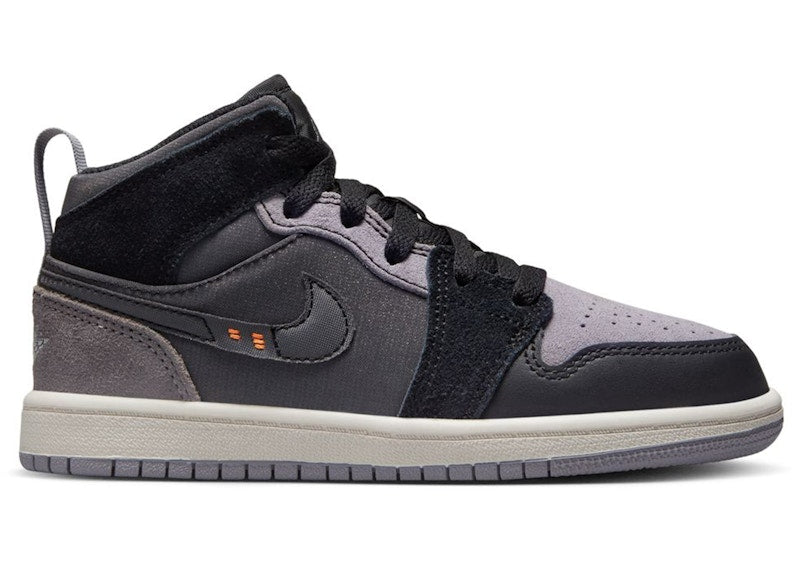 Jordan 1 Mid SE Craft Inside Out Black (PS)