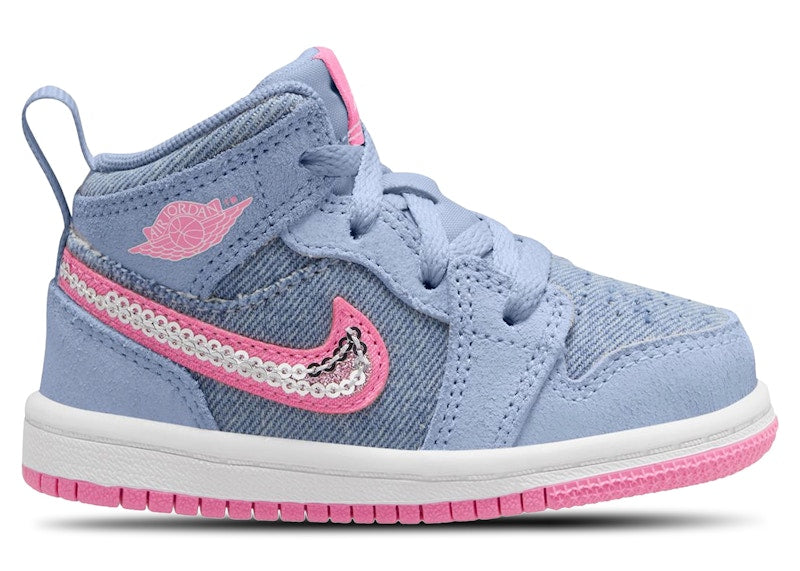 Jordan 1 Mid SE Denim Sequin (TD)