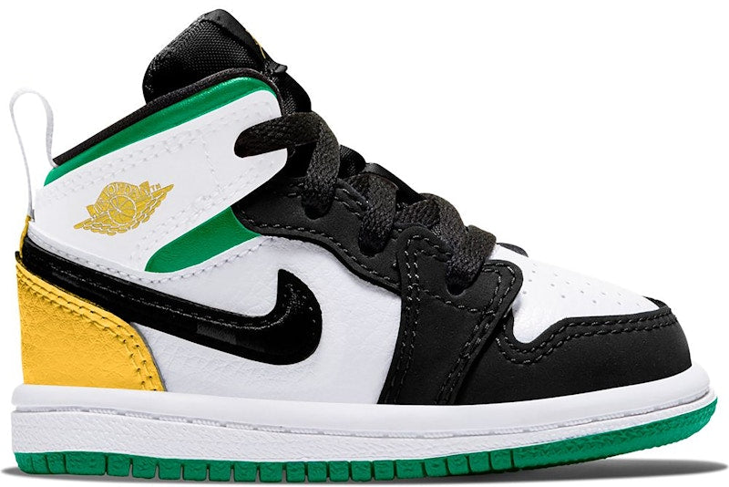 Jordan 1 Mid SE White Laser Orange Lucky Green (TD)