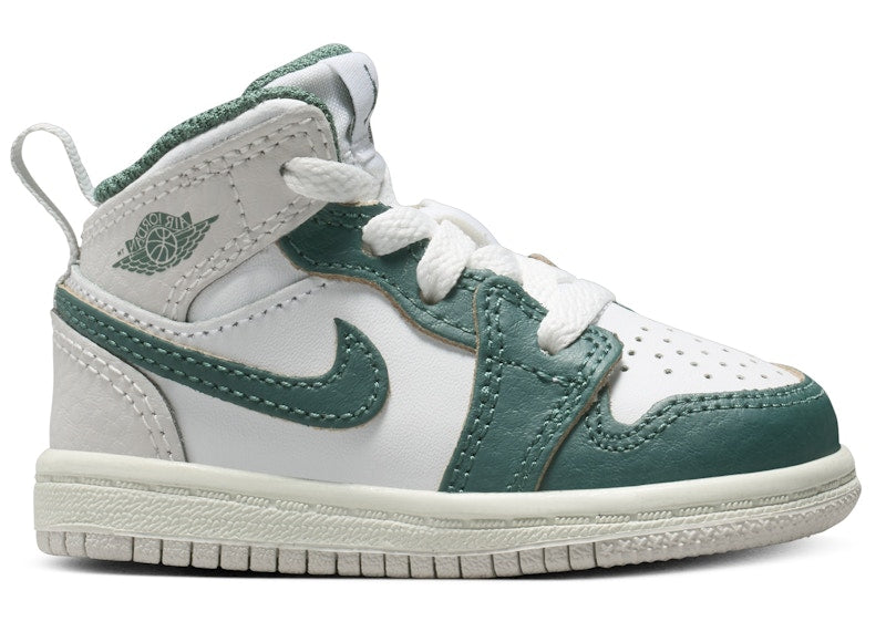 Jordan 1 Mid SE White Sail Neutral Grey Oxidized Green (TD)