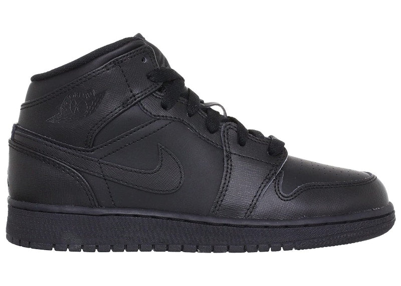 Jordan 1 Mid Triple Black (2012) (GS)