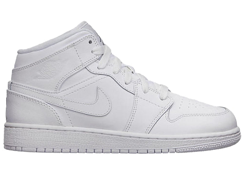 Jordan 1 Mid Triple White (2012) (GS)