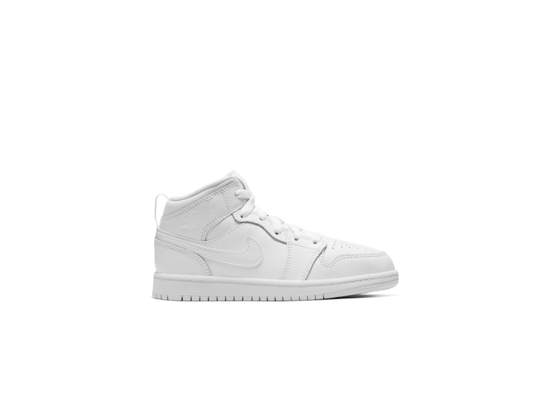 Jordan 1 Mid Triple White (2020) (PS)
