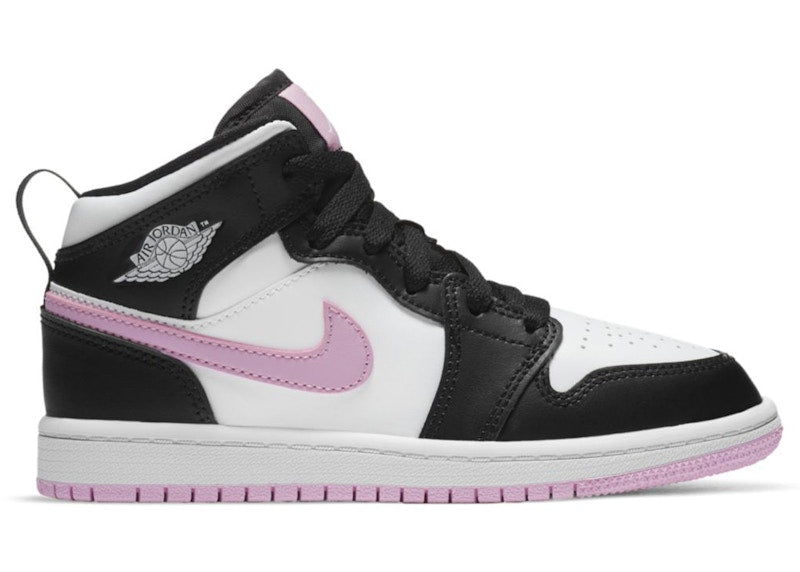 Jordan 1 Mid White Light Arctic Pink (PS)