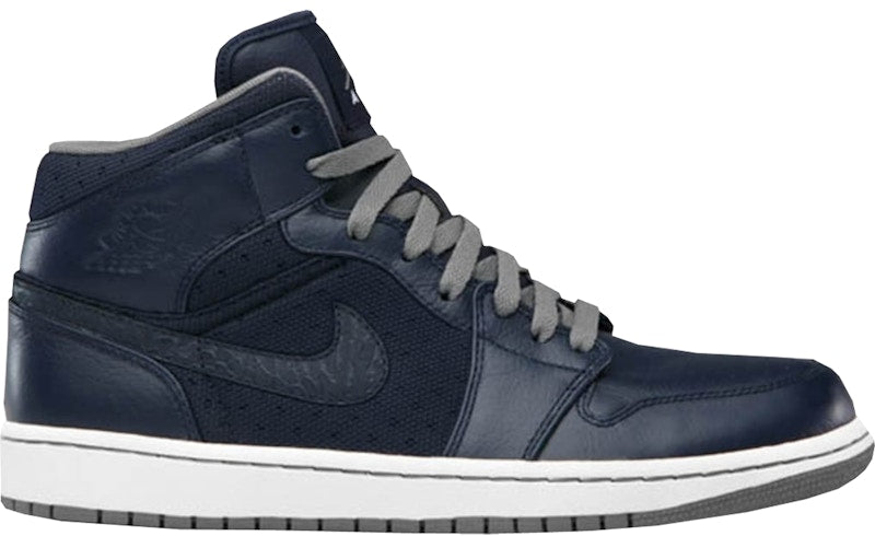 Jordan 1 Phat Mid Obsidian Cool Grey