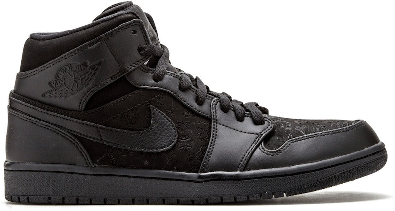Jordan 1 Retro Mid Jeter Laser NYC Exclusive Black