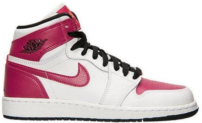 Jordan 1 Retro White Sport Fuchsia (GS)