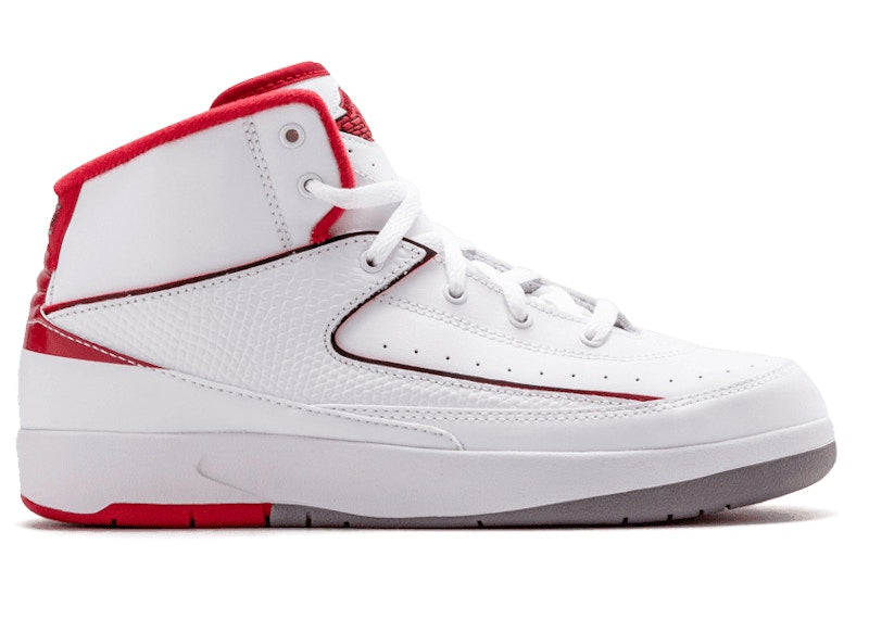 Jordan 2 White Varsity Red Grey (GS)