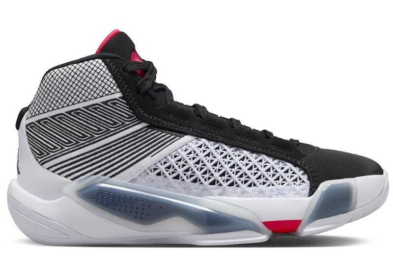 Jordan 38 White Black Siren Red (GS)