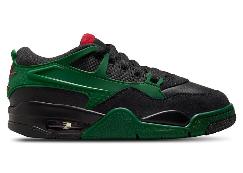 Jordan 4 RM Black Gorge Green Varsity Red (GS)