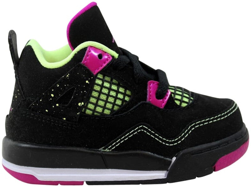 Jordan 4 Retro Fuchsia Lime Black (TD)