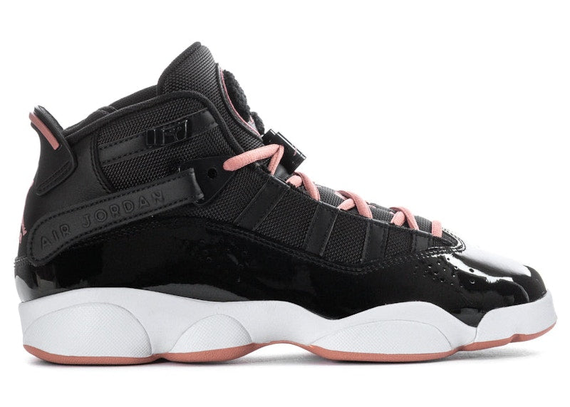 Jordan 6 Rings Black White Anthracite Rust Pink (GS)