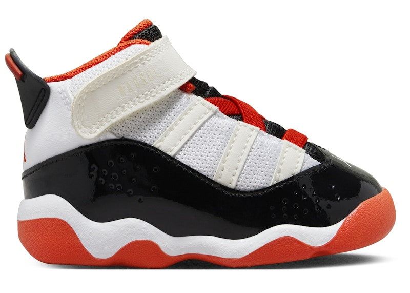 Jordan 6 Rings White Black Sail Team Orange (TD)