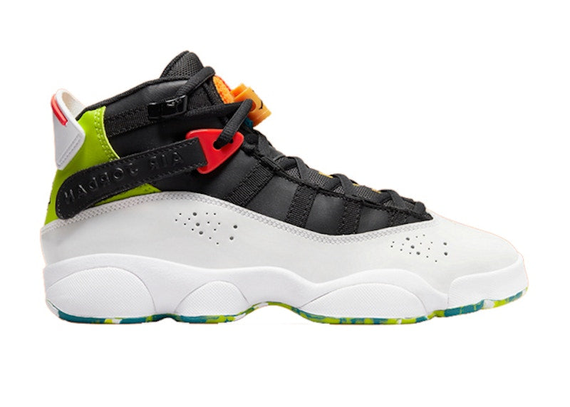 Jordan 6 Rings White Neon Green (GS)