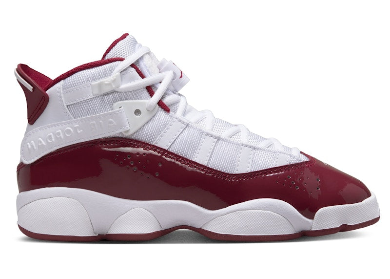 Jordan 6 Rings White Team Red (GS)